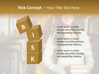 Education One Library PowerPoint Template