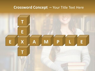 Education One Library PowerPoint Template