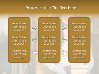 Education One Library PowerPoint Template