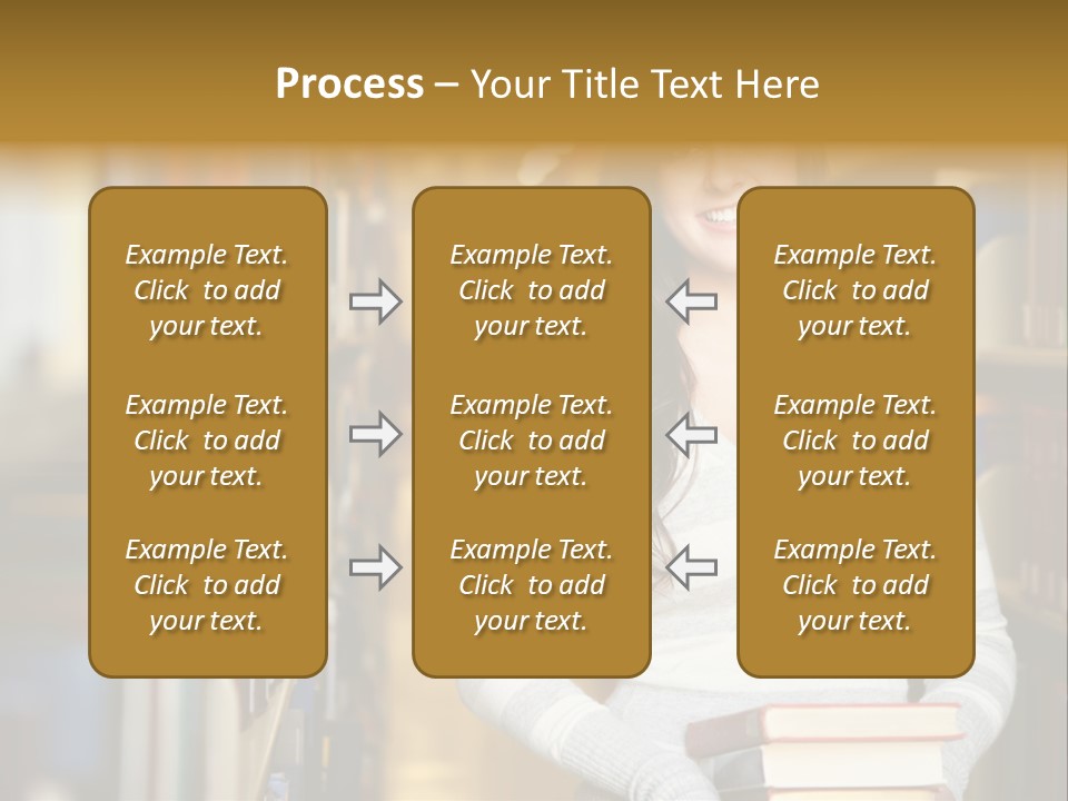 Education One Library PowerPoint Template