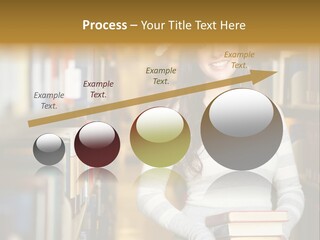 Education One Library PowerPoint Template