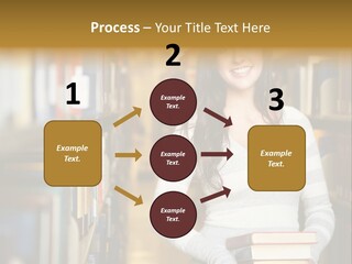 Education One Library PowerPoint Template