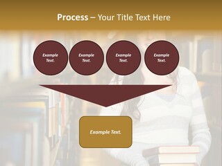 Education One Library PowerPoint Template