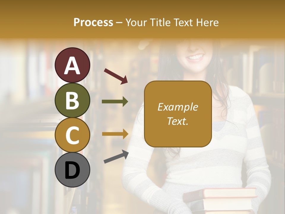 Education One Library PowerPoint Template