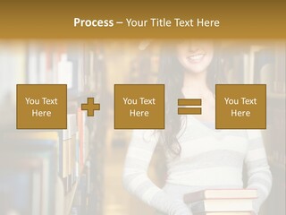 Education One Library PowerPoint Template