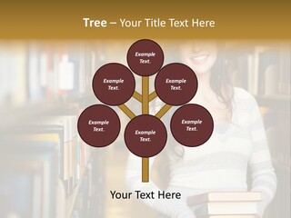 Education One Library PowerPoint Template