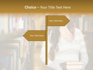 Education One Library PowerPoint Template