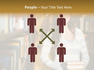 Education One Library PowerPoint Template