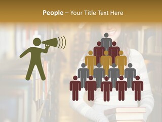 Education One Library PowerPoint Template