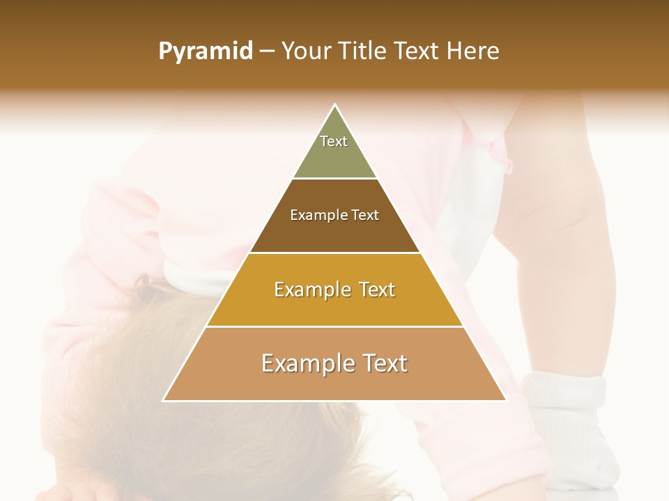 Playing Pink Caucasian PowerPoint Template