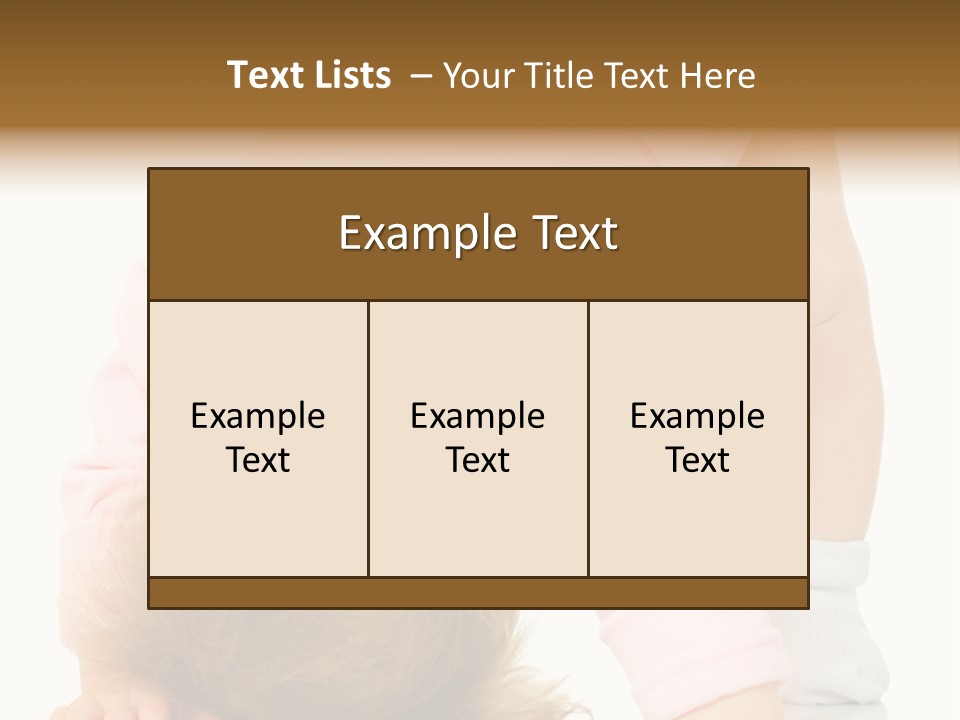 Playing Pink Caucasian PowerPoint Template