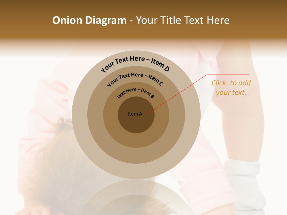 Playing Pink Caucasian PowerPoint Template