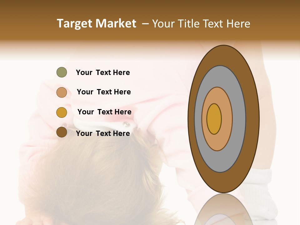 Playing Pink Caucasian PowerPoint Template