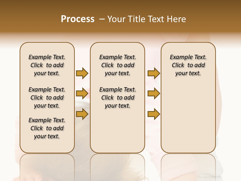 Playing Pink Caucasian PowerPoint Template