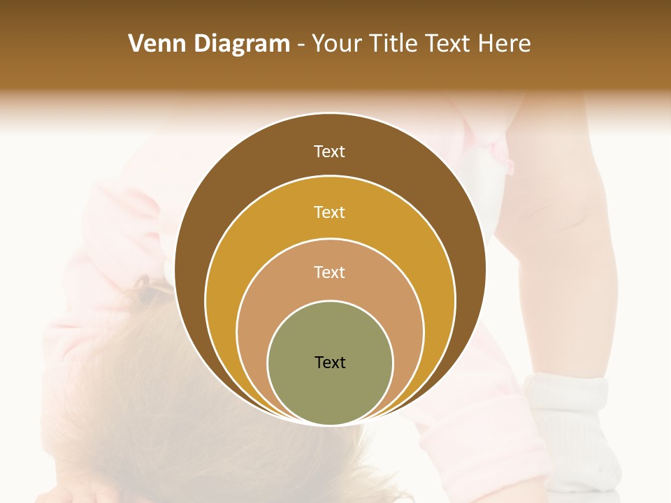 Playing Pink Caucasian PowerPoint Template