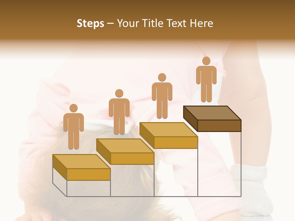 Playing Pink Caucasian PowerPoint Template