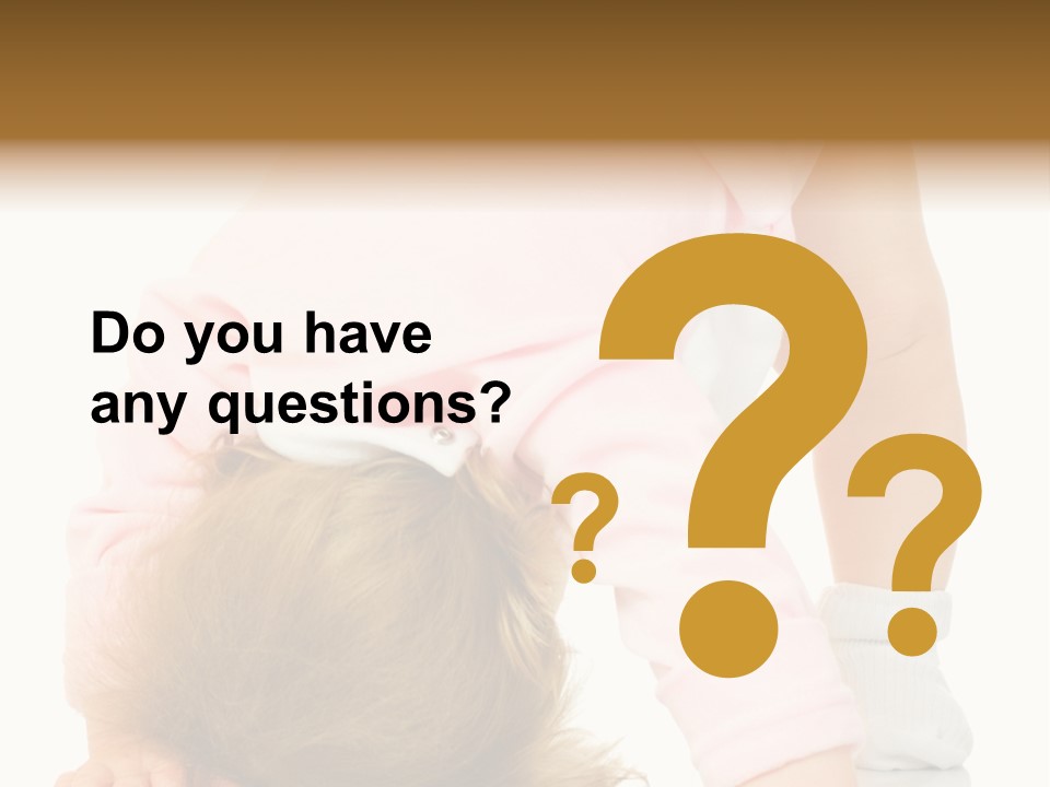 Playing Pink Caucasian PowerPoint Template