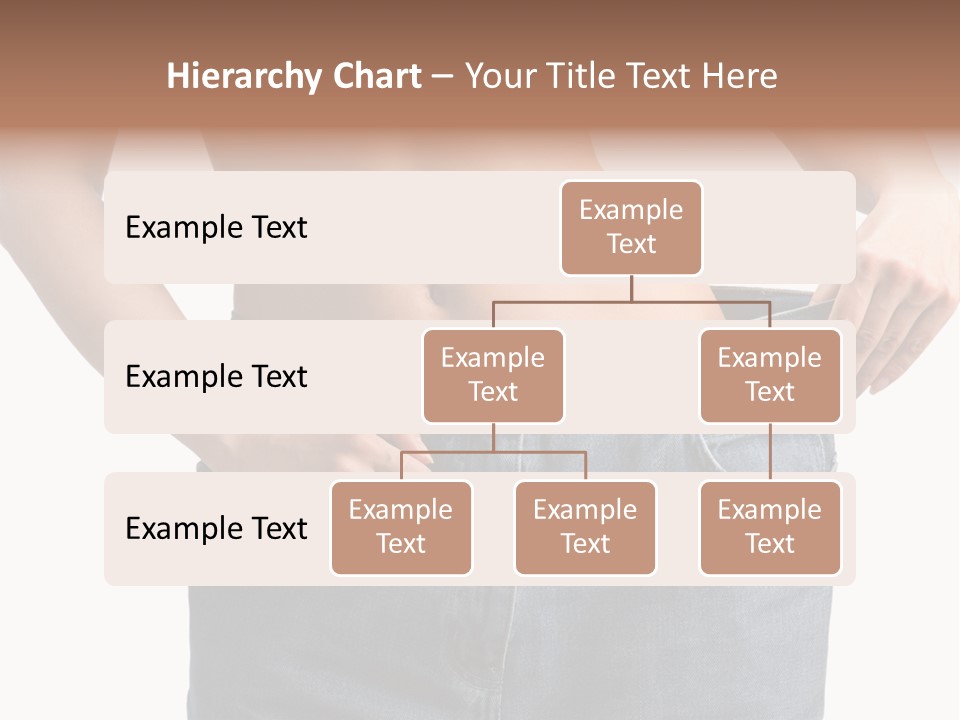 Health Jeans Waistline PowerPoint Template