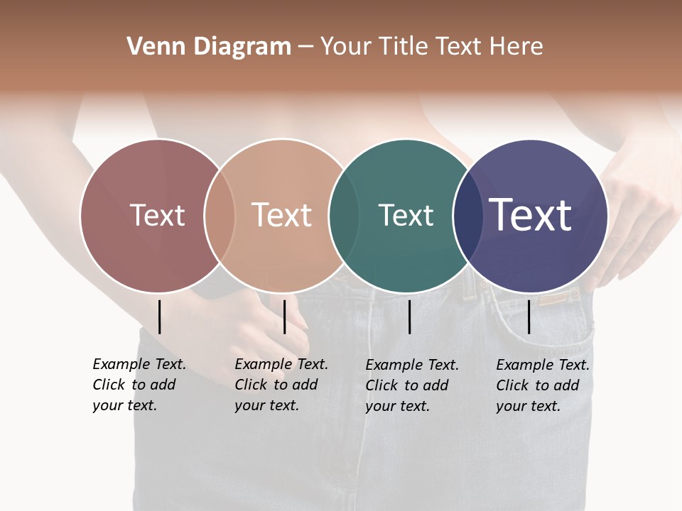 Health Jeans Waistline PowerPoint Template