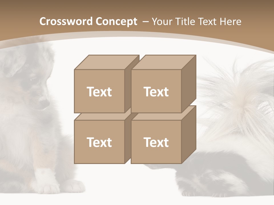 Mephitis Isolated Watching PowerPoint Template