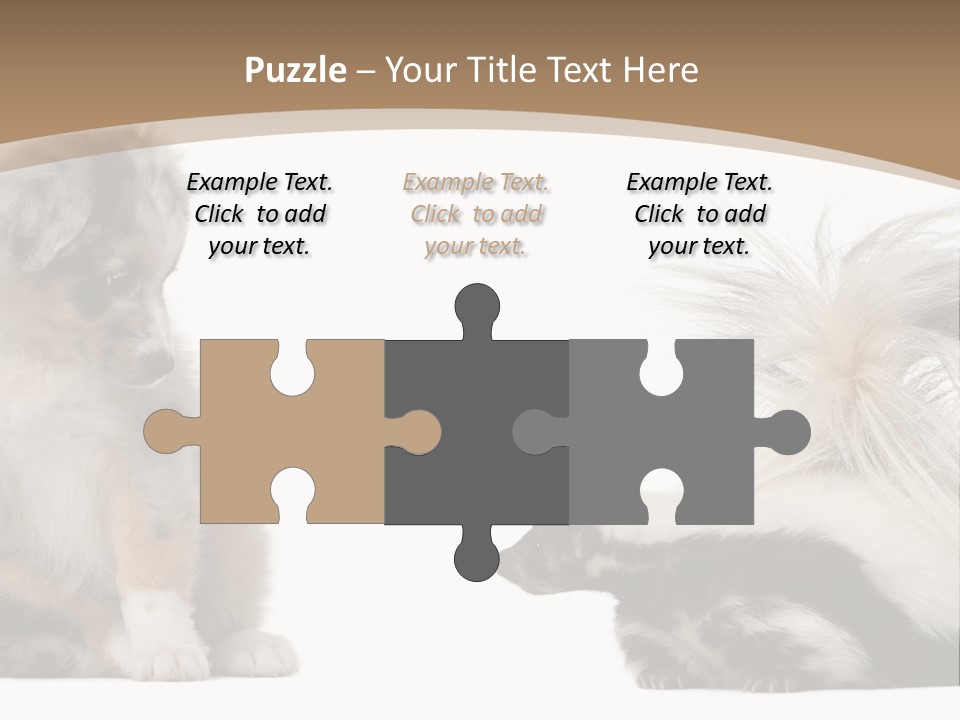 Mephitis Isolated Watching PowerPoint Template