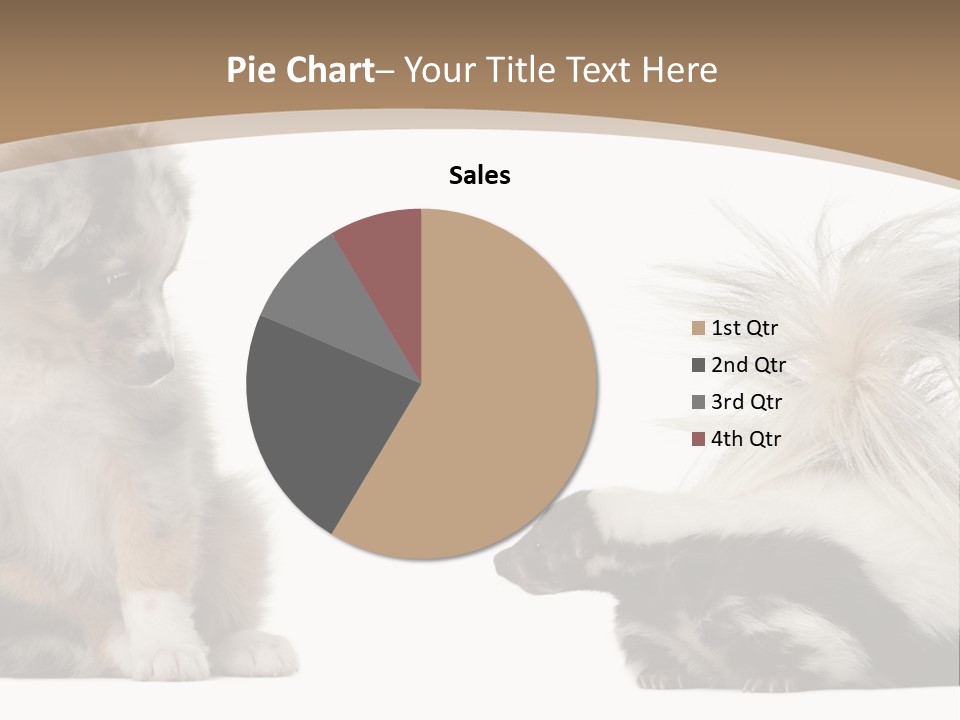 Mephitis Isolated Watching PowerPoint Template