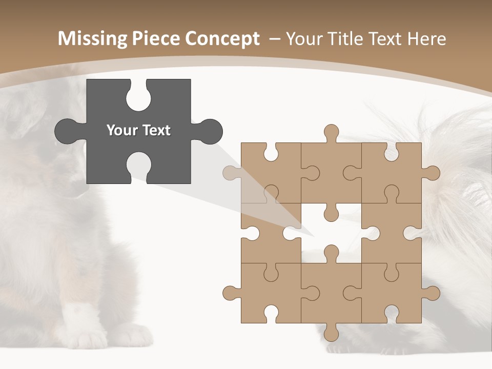 Mephitis Isolated Watching PowerPoint Template