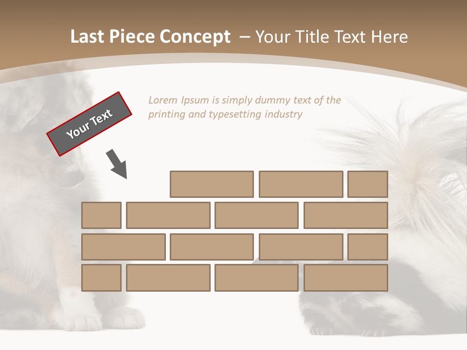 Mephitis Isolated Watching PowerPoint Template