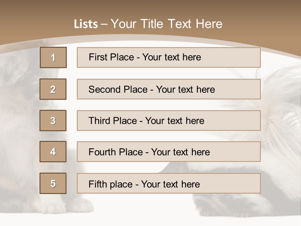 Mephitis Isolated Watching PowerPoint Template