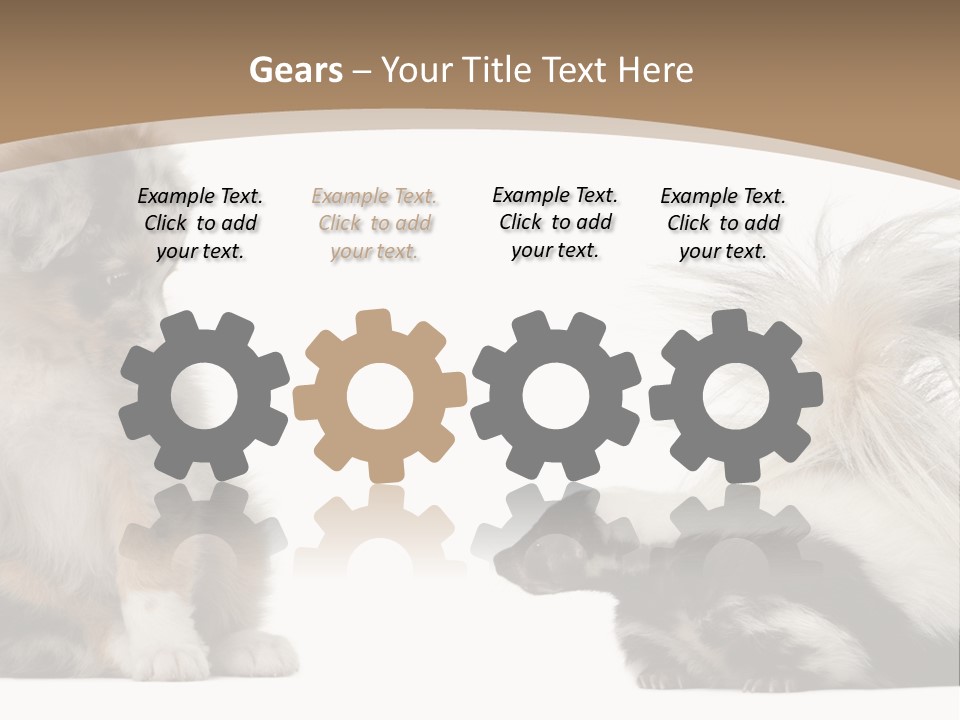 Mephitis Isolated Watching PowerPoint Template