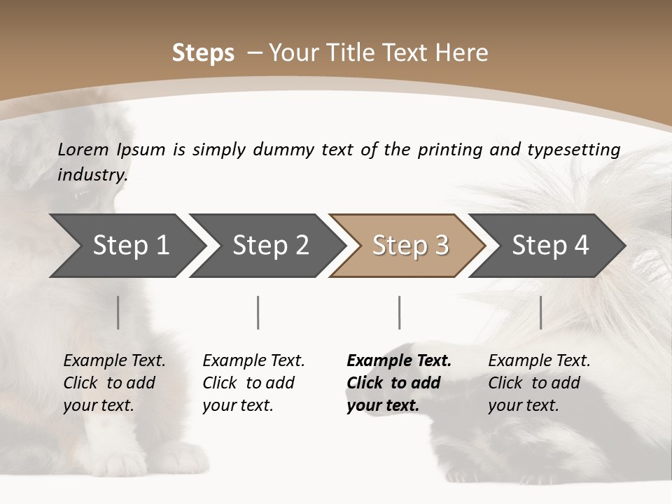 Mephitis Isolated Watching PowerPoint Template