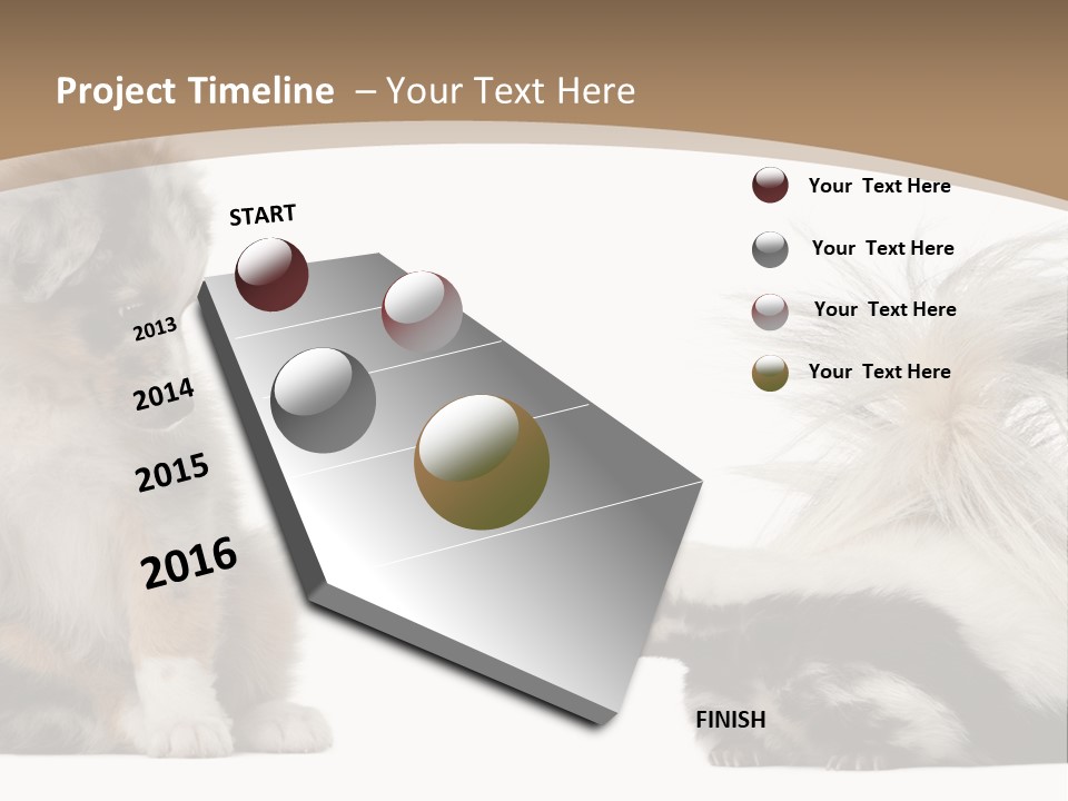 Mephitis Isolated Watching PowerPoint Template