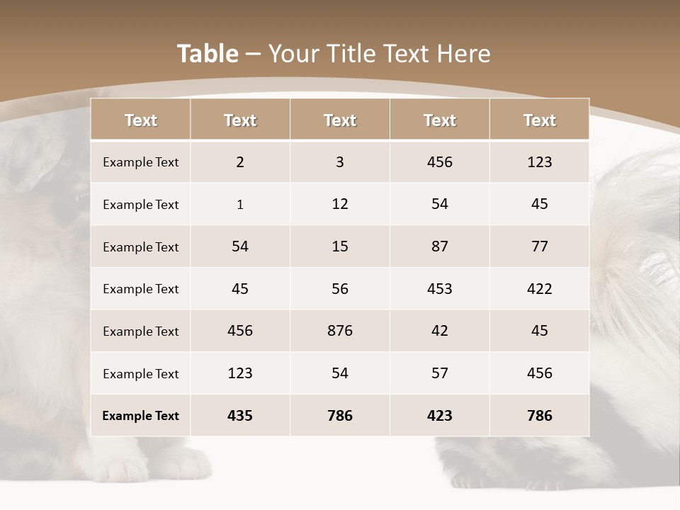 Mephitis Isolated Watching PowerPoint Template