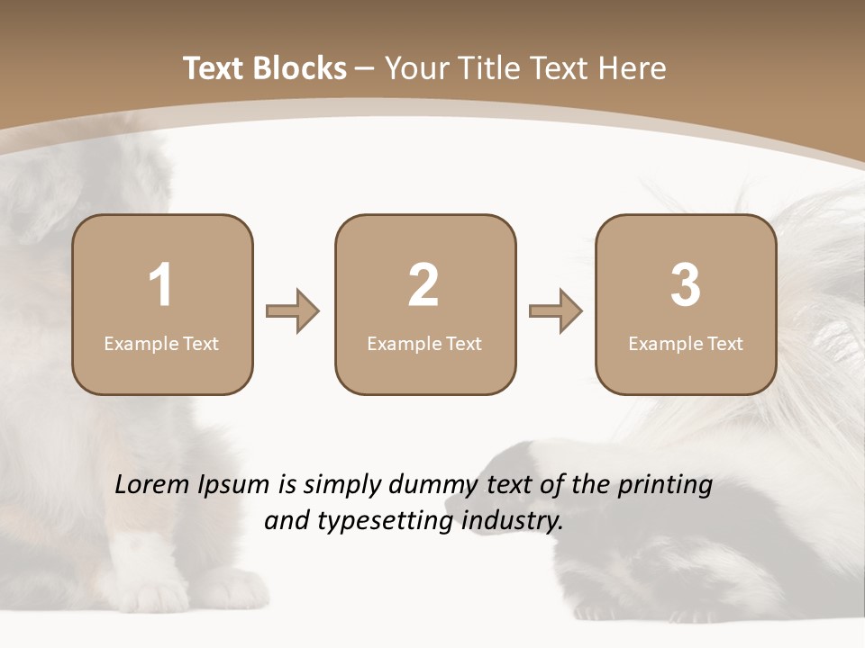 Mephitis Isolated Watching PowerPoint Template