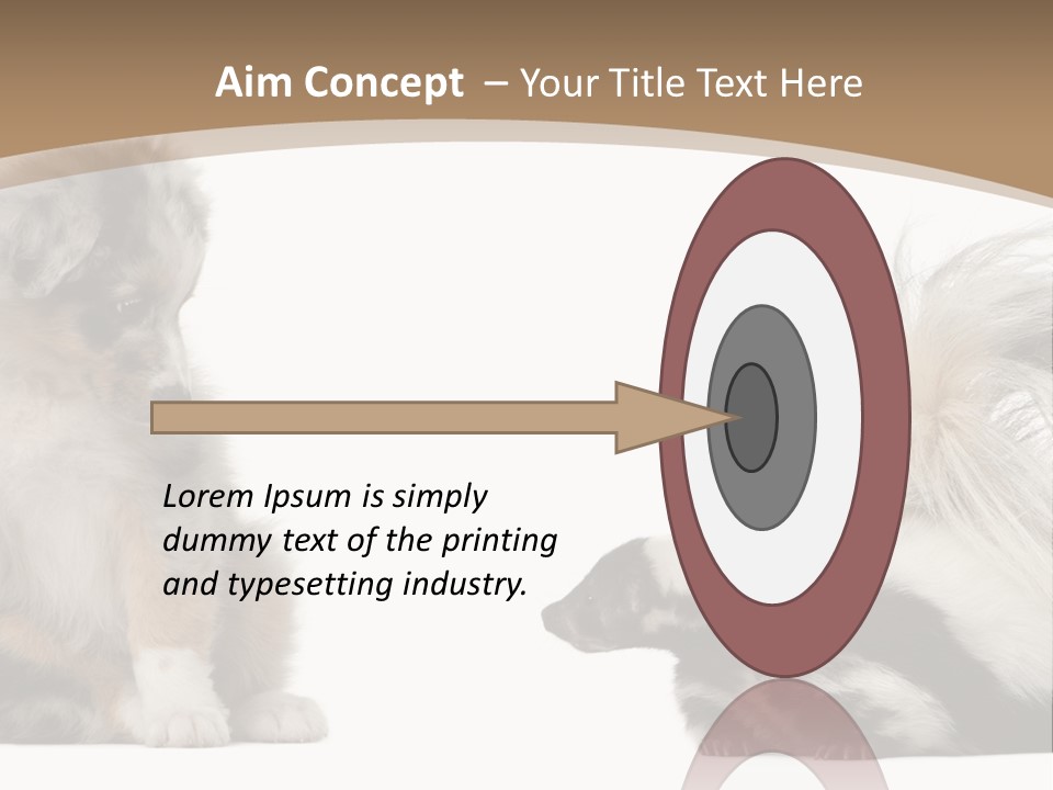 Mephitis Isolated Watching PowerPoint Template