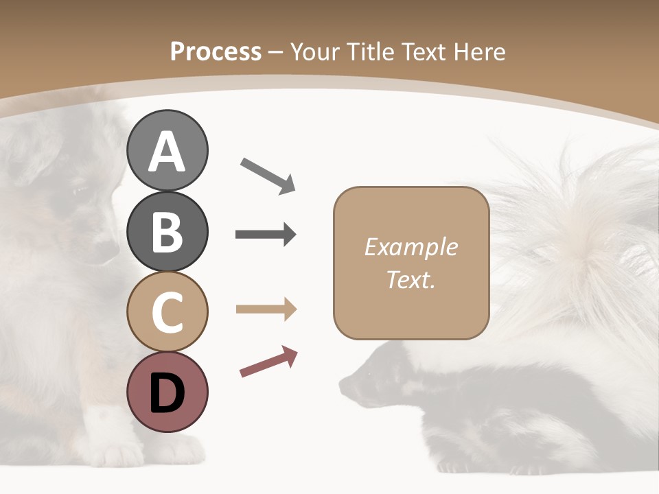 Mephitis Isolated Watching PowerPoint Template
