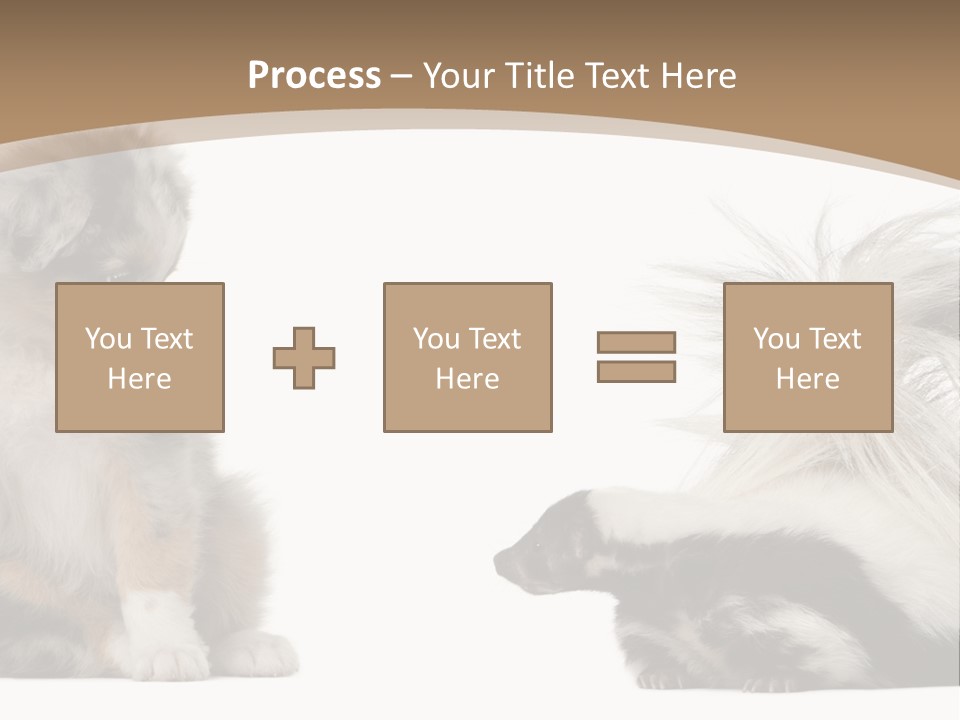 Mephitis Isolated Watching PowerPoint Template