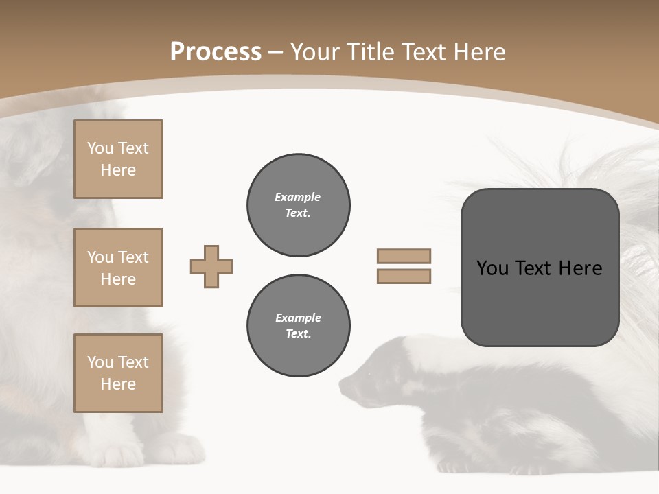 Mephitis Isolated Watching PowerPoint Template