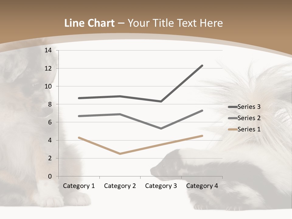 Mephitis Isolated Watching PowerPoint Template