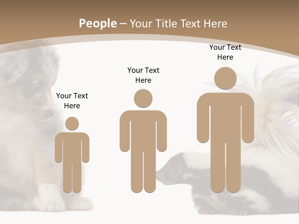 Mephitis Isolated Watching PowerPoint Template