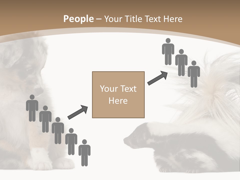 Mephitis Isolated Watching PowerPoint Template