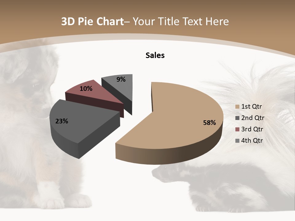 Mephitis Isolated Watching PowerPoint Template
