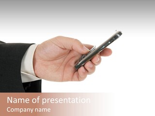 Blank Message Connect PowerPoint Template