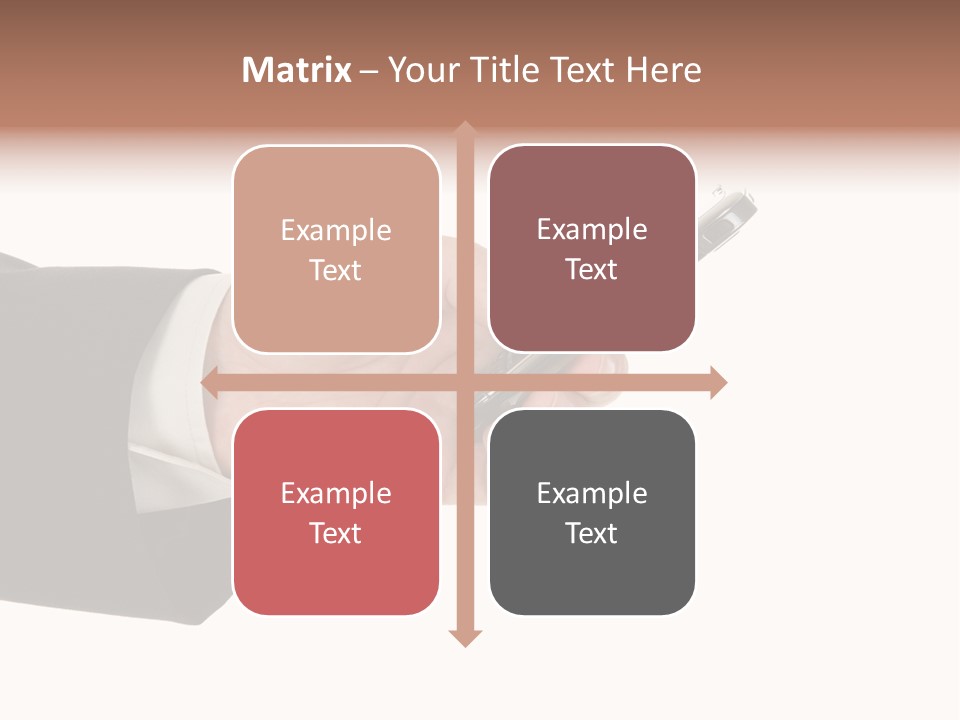 Blank Message Connect PowerPoint Template