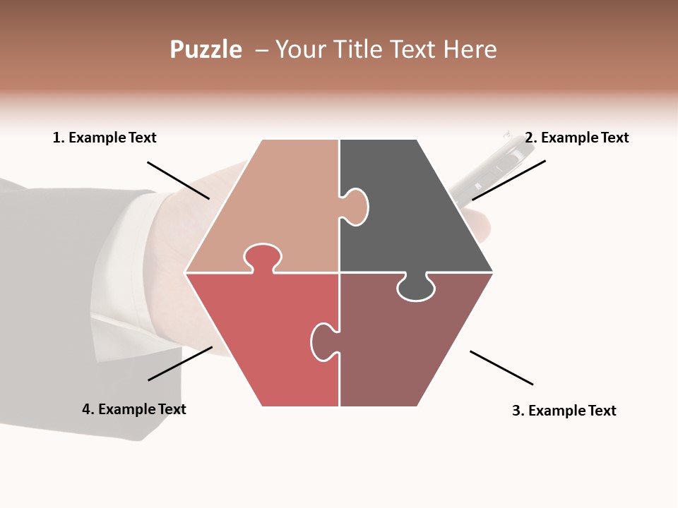 Blank Message Connect PowerPoint Template