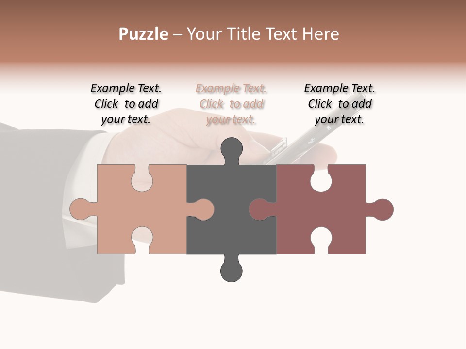 Blank Message Connect PowerPoint Template