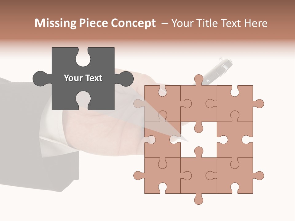 Blank Message Connect PowerPoint Template