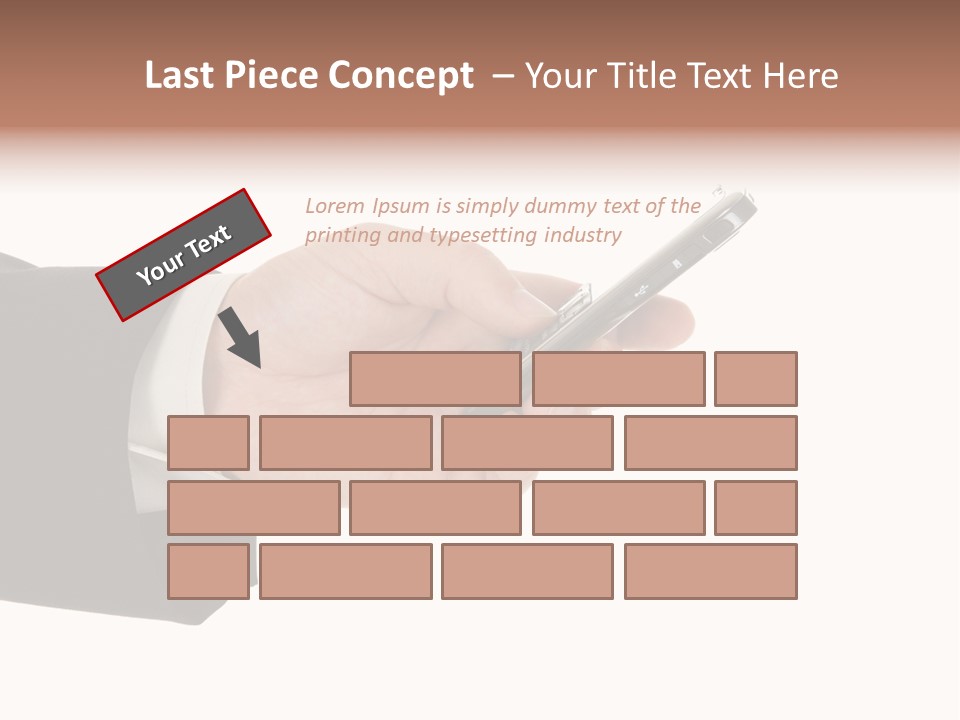 Blank Message Connect PowerPoint Template