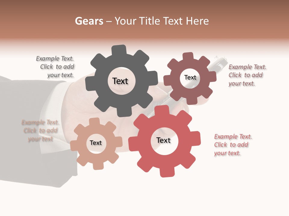 Blank Message Connect PowerPoint Template
