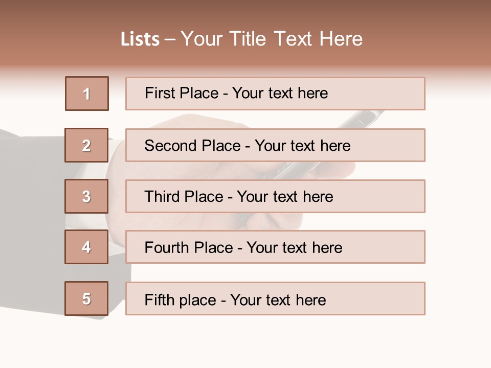 Blank Message Connect PowerPoint Template